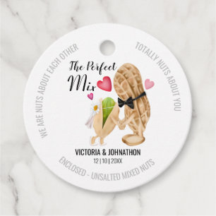 Étiquettes Cadeau Le Mix Nuts Parfait Drôle