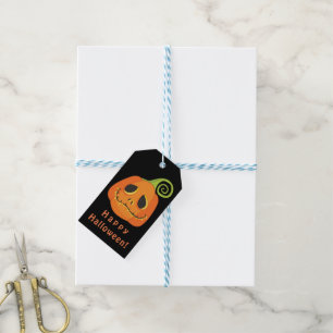 Étiquettes-cadeau Le parti Whimsical Citrouille d'Halloween est favo
