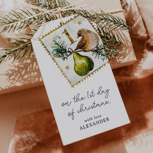 Étiquettes-cadeau Le premier jour de Noël (Créateur téléchargé)