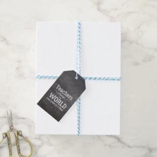 Étiquettes-cadeau Le professeur vous remercient citation de