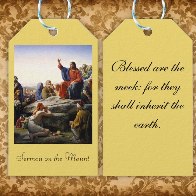 Étiquettes-cadeau Le Sermon sur le Mont (Créateur téléchargé)