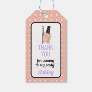 Étiquettes-cadeau Le spa de beauté d'étiquettes de Merci de fête