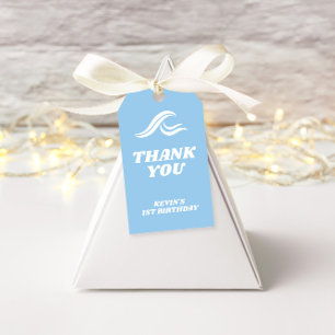 Étiquettes-cadeau Le Surf Anniversaire, Le Big One