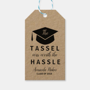Étiquettes-cadeau Le Tassel valait le chapeau Hassle