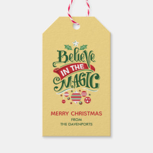 Étiquettes-cadeau Le Typographe du Magic Christmas