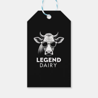 Étiquettes-cadeau Légendaire T-shirt graphique drôle de fermier lait