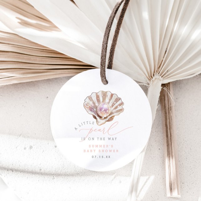 Étiquettes Cadeau L'Élégante Petite Perle Se Trouve Sur Le Chemin Du (Créateur téléchargé)