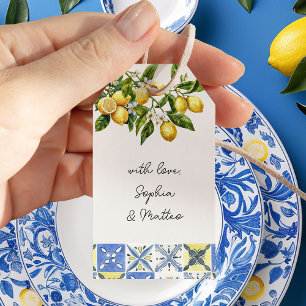 Étiquettes-cadeau Lemon Grove Italien Thème Carrelage Rustique