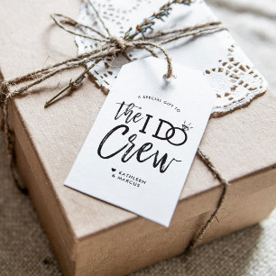 Étiquettes-cadeau L'équipe du Oui   Cadeau pour les invités de maria