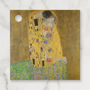 Étiquettes Cadeau Les Amants enlacés par Gustav Klimt