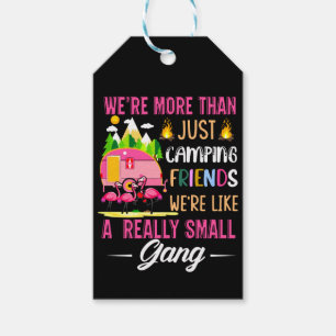 Étiquettes-cadeau Les Amis Du Camping Sont Comme Une Petite Bande