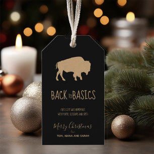 Étiquettes-cadeau Les Bases Papier Kraft de Buffalo ID602