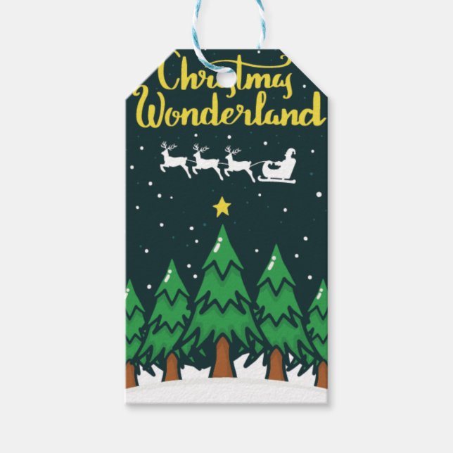 Étiquettes-cadeau Les délices du pain d'épices (Devant)