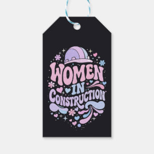 Étiquettes-cadeau Les femmes dans la construction : un empowerment r