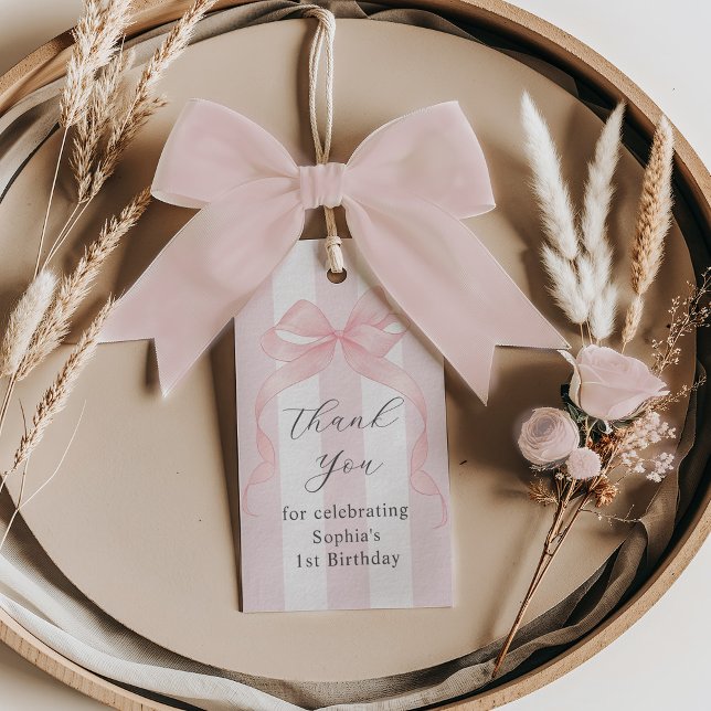 Étiquettes-cadeau Les filles veulent être un Merci d'anniversaire (Créateur téléchargé)