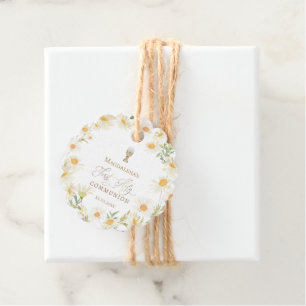 Étiquettes Cadeau Les marguerites de la première sainte communion pr