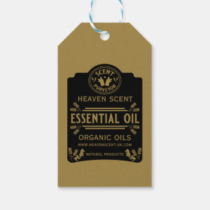 Étiquettes-cadeau Les odeurs essentielles d'huile