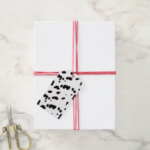 Étiquettes-cadeau Les points de chien de Dalmatie Plaisir Fourrure n