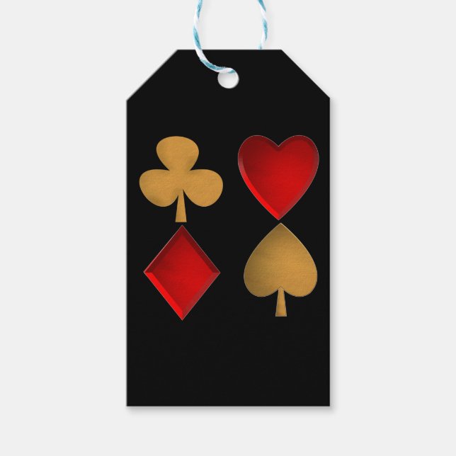 Étiquettes-cadeau Les quatre costumes (Devant)