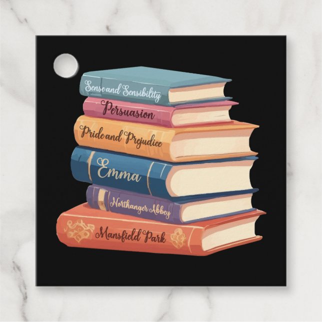 Étiquettes Cadeau Les romans de Jane Austen VII (Devant)
