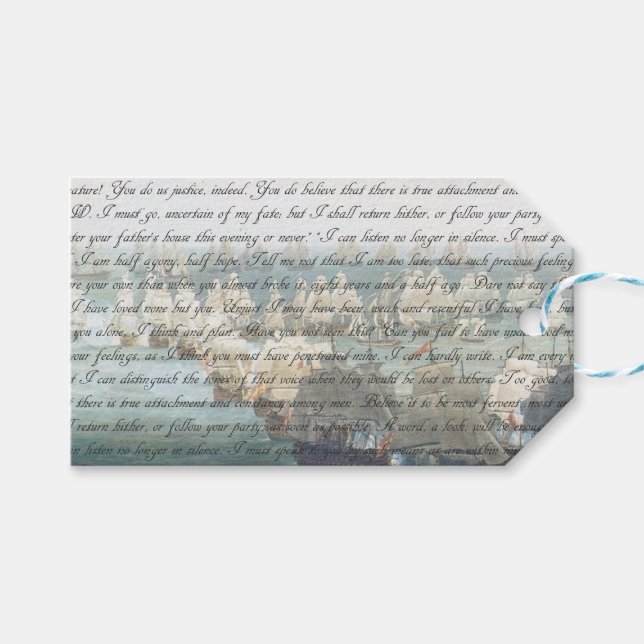 Étiquettes-cadeau Lettre de persuasion (Devant (Horizontal))