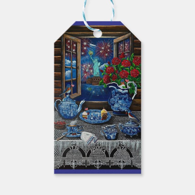 Étiquettes-cadeau Liberty’s Tea Time Delight! (Devant)