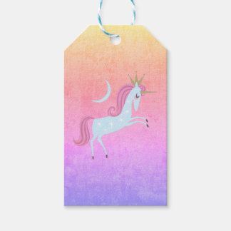 Étiquettes-cadeau licorne magique