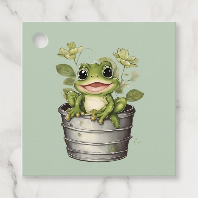 Étiquettes Cadeau Lily Pads de la vie (Devant)