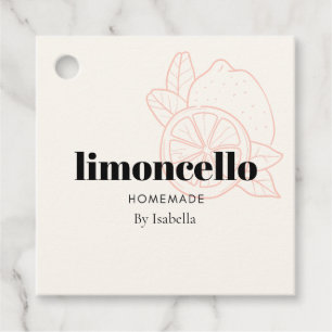 Étiquettes Cadeau Limoncello Maison Tendance Génial Merci
