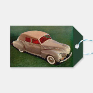 Étiquettes-cadeau Lincoln Zephyr 1939