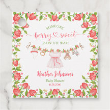 Linge de bébé sucré aux fraises pour Baby Shower