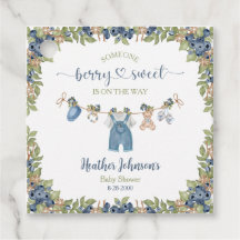 Linge de bébé sucré aux myrtilles pour Baby Shower
