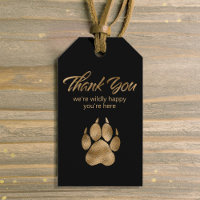Lion Pawprint Merci Black Gold ID1148