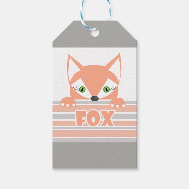 Étiquettes-cadeau Little Fox (Devant)