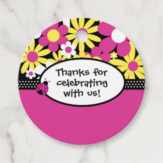 Étiquettes Cadeau Little Ladybug Theme Party