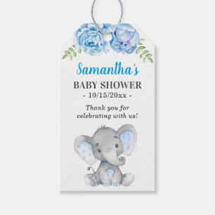 Étiquettes-cadeau Little Peanut Elephant Boy Baby shower Invité Favo