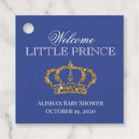 Little Prince Royal Blue and Gold Baby shower