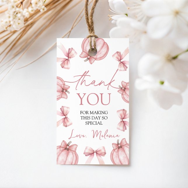 Étiquettes-cadeau Little Pumpkin Favor Tag (Créateur téléchargé)