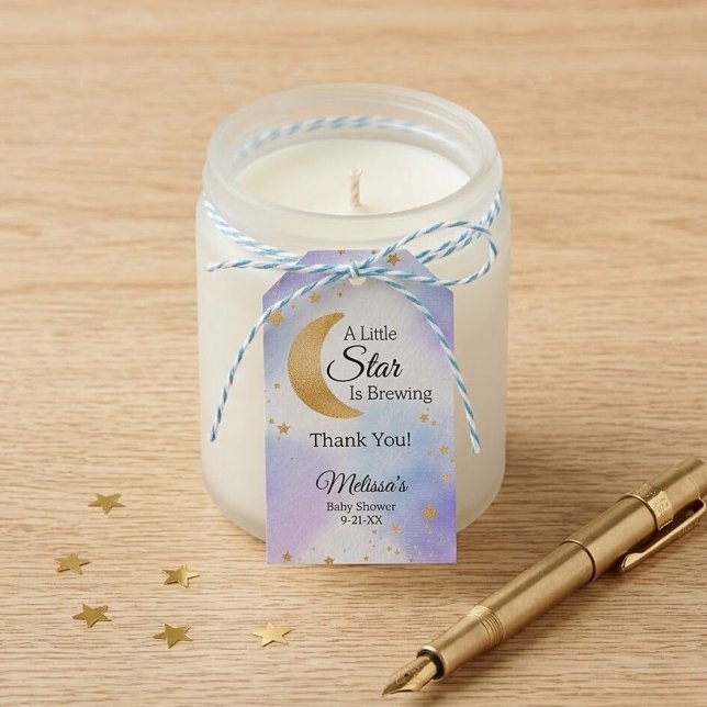 Étiquettes-cadeau Little Star Brewing Thank You Baby Shower (Little Star Brewing Thank You Baby Shower Gift Tags)