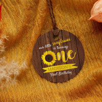 Little Sunflower 1st Birthday Favoriser les étique