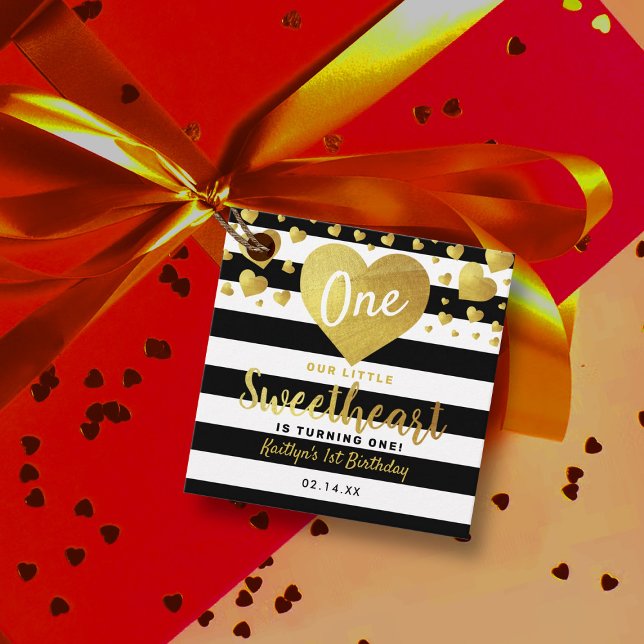 Étiquettes Cadeau Little Sweetheart Saint-Valentin N'importe quel âg (Créateur téléchargé)