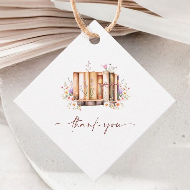 Étiquettes Cadeau Livre de Contes de Fleurs Sauvages Un Nouveau Chap (Créateur téléchargé)