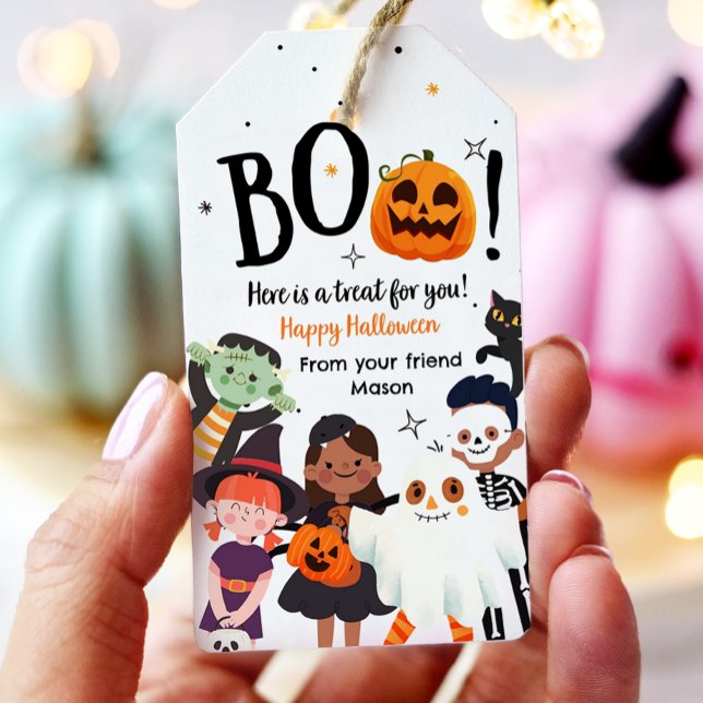 Étiquettes-cadeau Livre de friandises pour vous, joyeux Halloween, c (Créateur téléchargé)