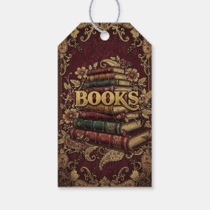 Étiquettes-cadeau Livres Amoureux des Livres Écrivains Lecteurs Bibl