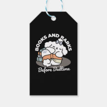 Livres et écorces - Conception de lecture de chien