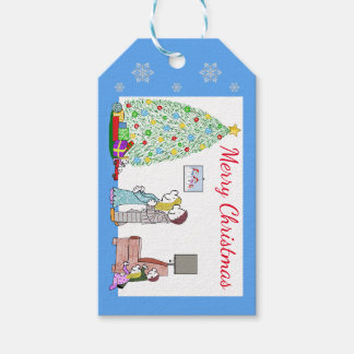 Étiquettes-cadeau Lizzy's People Noël Surprise Tags cadeaux