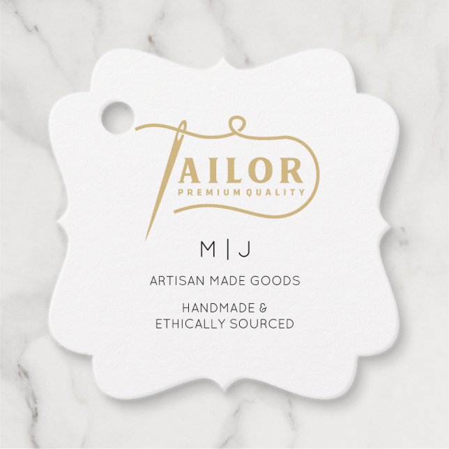 Étiquettes Cadeau Logo artisanal | Balise de suspension de produit n (Devant)