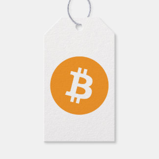 Étiquettes-cadeau Logo Bitcoin Cryptomonnaie