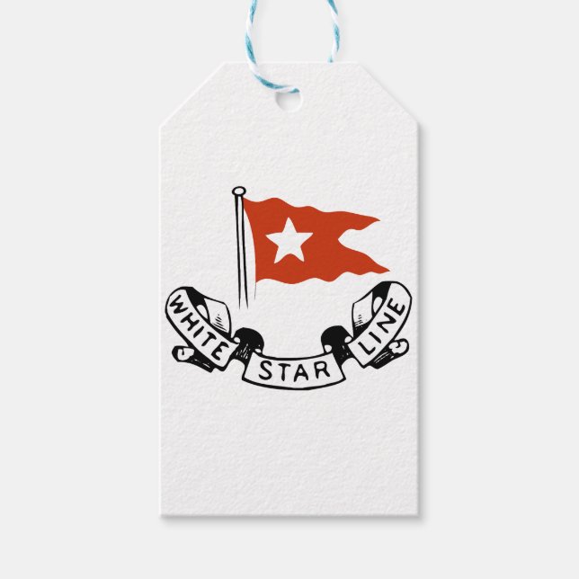 Étiquettes-cadeau Logo de la White Star Line (Devant)