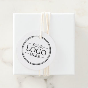 Étiquettes Cadeau Logo d'entreprise personnalisé